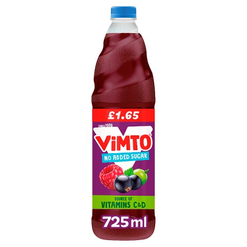 Vimto Original NAS Squash PM £1.65 725ml pack shot