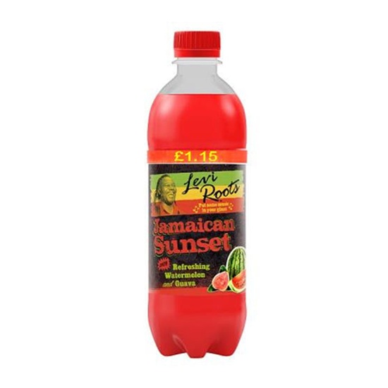 Levi Roots Jamaican Sunset PM £1.15 500ml pack shot