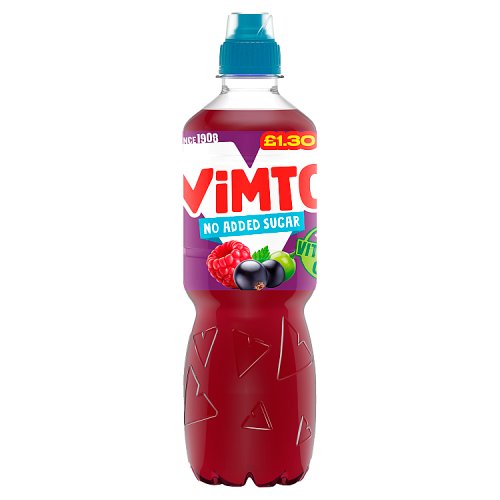 Vimto Still Sportscap NAS PM £1.30 500ml pack shot