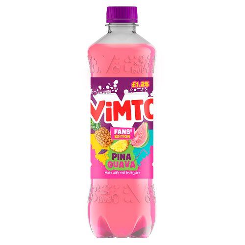 Vimto Fans Pina Guava PM £1.25 500ml pack shot