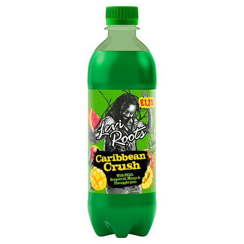 Levi Roots Caribbean Crush PM £1.25 500ml pack shot