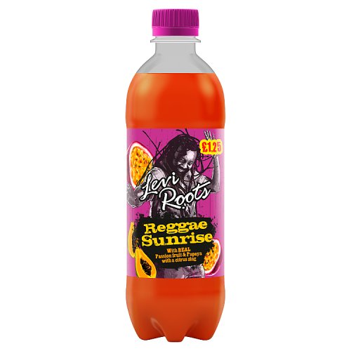 Levi Roots Reggae Sunrise PM £1.19 500ml pack shot