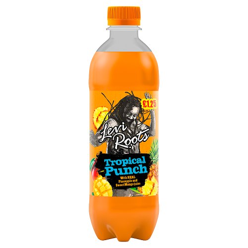 Levi Roots Tropical Punch PM £1.25 500ml pack shot