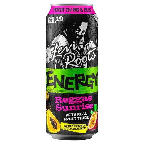 Levi Roots Energy Reggae Sunrise PM £1.19 500ml pack shot