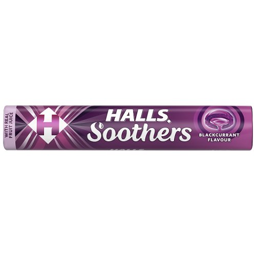 Halls Soothers Blackcurrant 45g pack shot