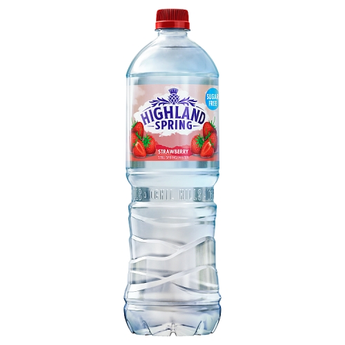 Highland Spring Strawberry Water 1.25Ltr pack shot