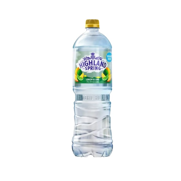 Highland Spring Still Water Lemon & Lime 500ml pack shot