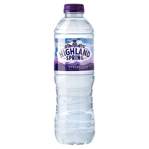 Highland Spring Still Water 500ml pack shot
