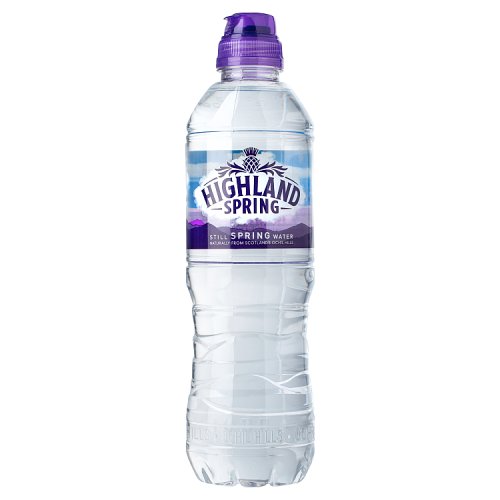 Highland Spring Still Water Sports Cap 500ml pack shot