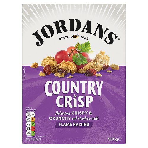 Jordans Country Crisp Raisins 500g pack shot