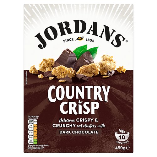 Jordans Country Crisp Dark Chocolate 450g pack shot