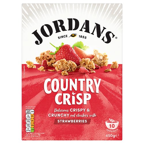 Jordans Country Crisp Strawberry 450g pack shot