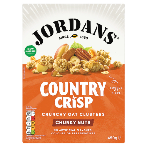 Jordans Country Crisp Chunky Nuts 450g pack shot