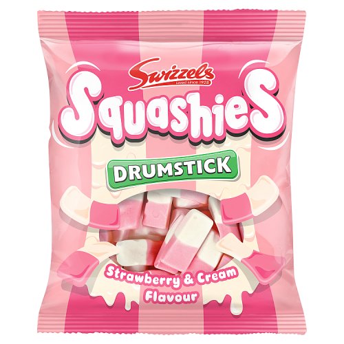 Swizzels Squashies Strawberry & Cream 120g pack shot