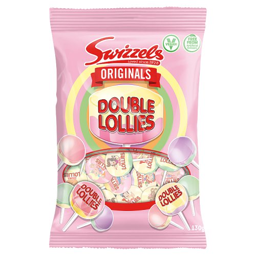 Swizzels Orginal Double Lollies 130g pack shot