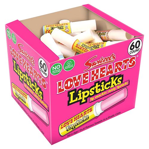 Swizzels Candy Love Hearts Lipsticks 6g pack shot