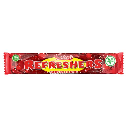 Swizzels Refreshers Cherry Cola Chew Bar 18g pack shot