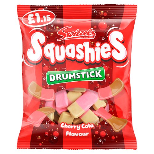 Swizzels Squashies Cherry Cola PM £1.15 120g pack shot