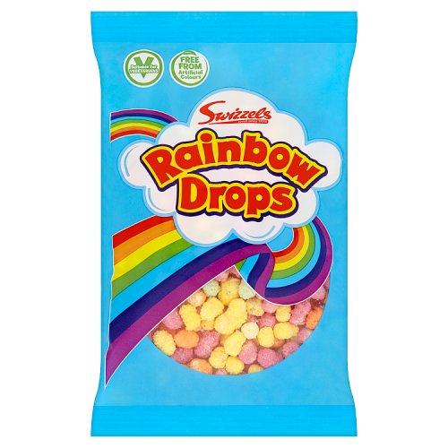 Swizzels Rainbow Drops Large 24pk (24 x 32g) pack shot