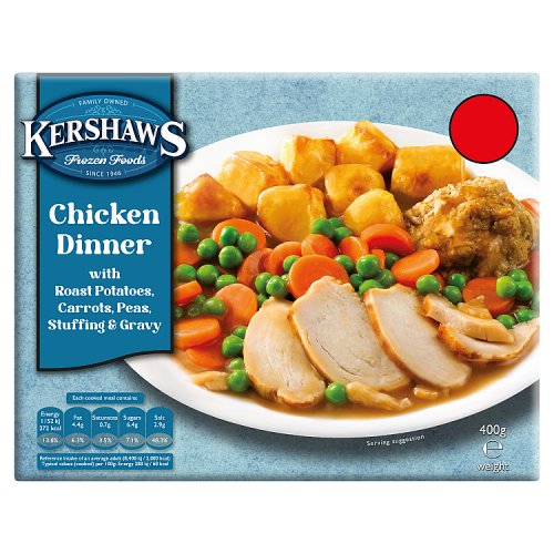 Kershaws Chicken Dinner PM £2.75 400g pack shot
