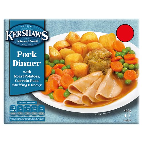 Kershaws Pork Dinner PM £2.75 400g pack shot