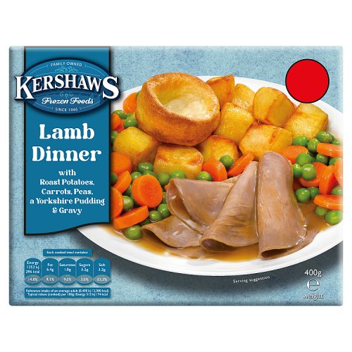 Kershaws Lamb Dinner PM £2.75 400g pack shot