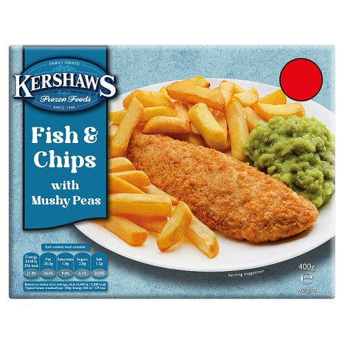 Kershaws Fish & Chips PM £2.75 400g pack shot