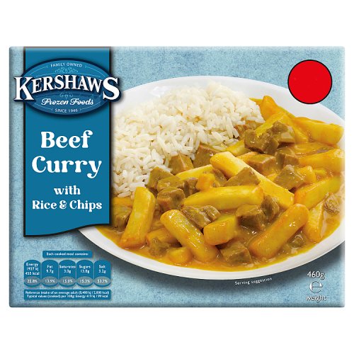 Kershaws Beef Curry PM £2.75 460g pack shot