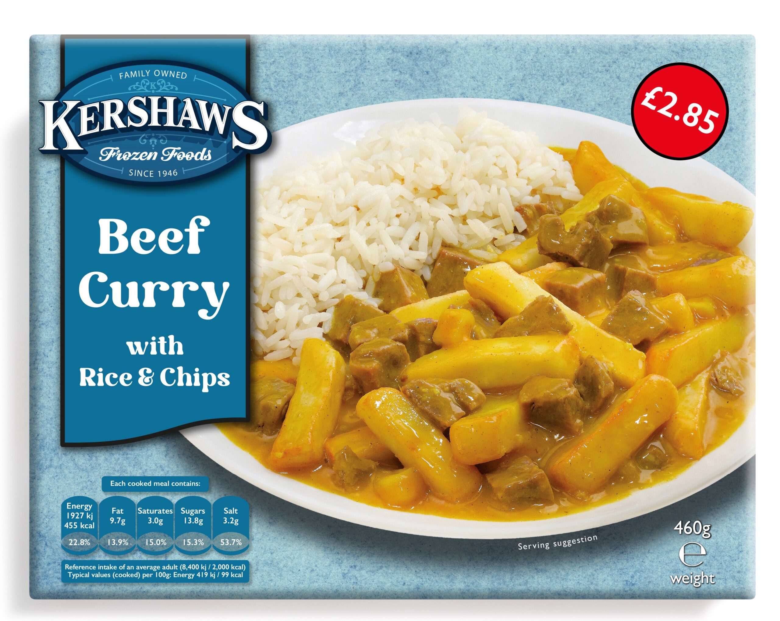 12 Kershaws Beef Curry £2.85 460g pack shot