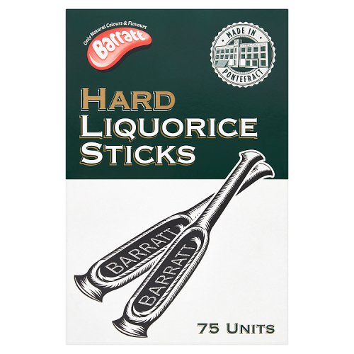 Barratt 75 Hard Liquorice Sticks 15.5g pack shot