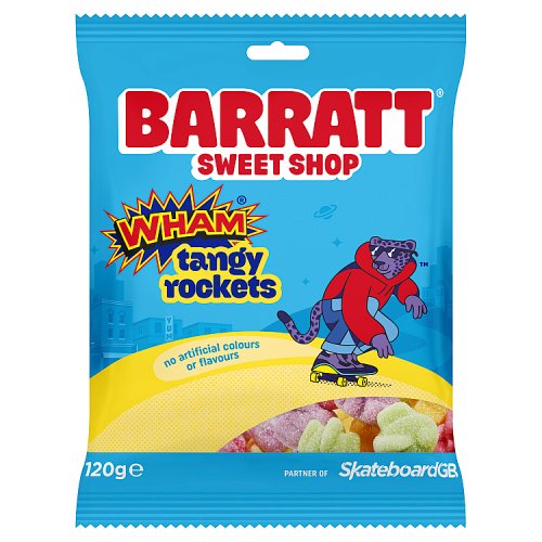 Barratt Wham Tangy Rockets 120g pack shot