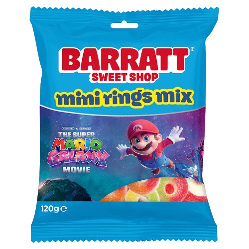 Barratt Super Mario Galaxy Mini Rings Mix 120g pack shot