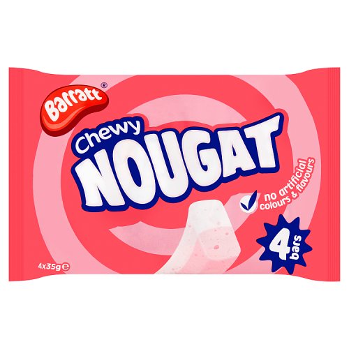 Barratt Chewy Nougat 4pk (4 x 35g) 140g pack shot