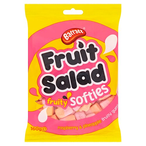Barratt Fruit Salad Softies Bag 160g pack shot