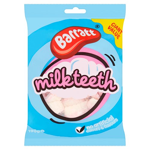 Barratt Milk Teeth 190g pack shot