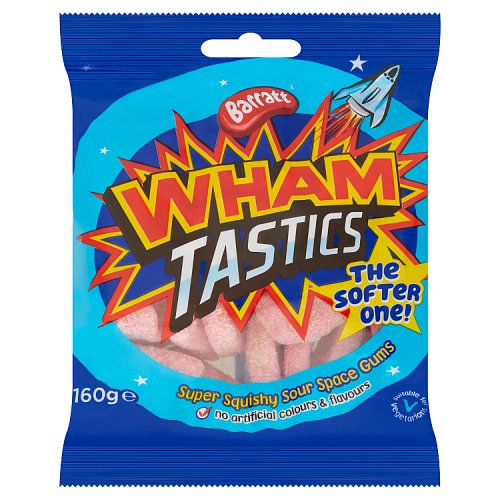 Barratt Wham Sour Softies Sour Raspberry Gums 160g pack shot