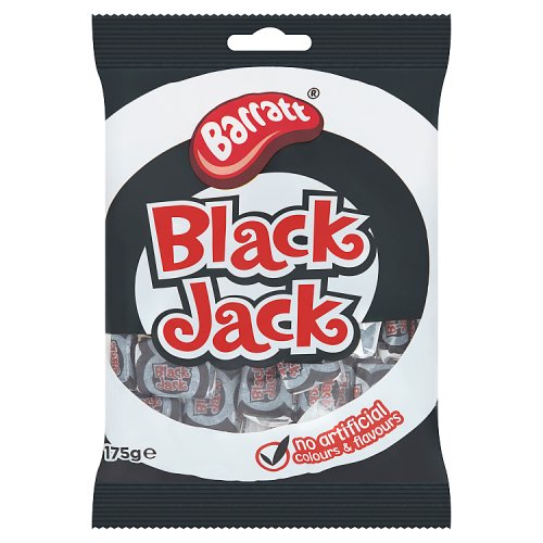 Barratt Black Jack Chew Bag 175g pack shot