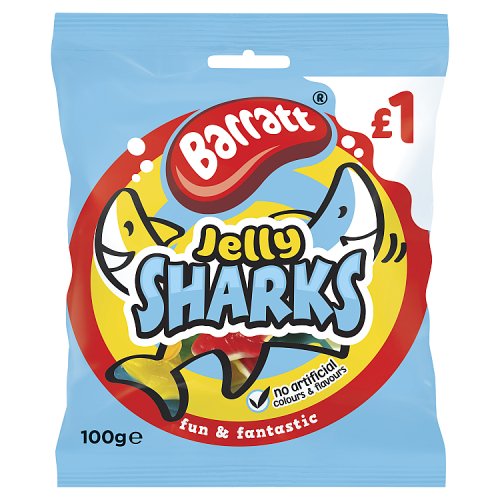 Barratt Fun & Fantastic Sharks PM £1 100g pack shot