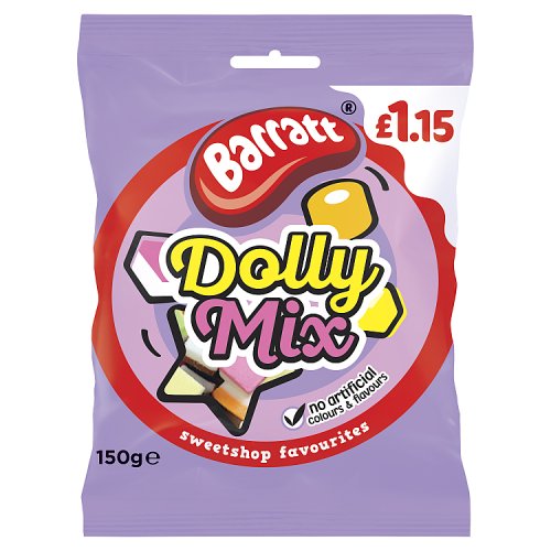 Barratt Dolly Mixture PM £1.15 120g pack shot