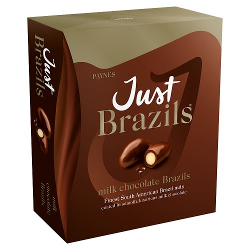 Just Brazils Milk Chocolate Brazils 150g pack shot