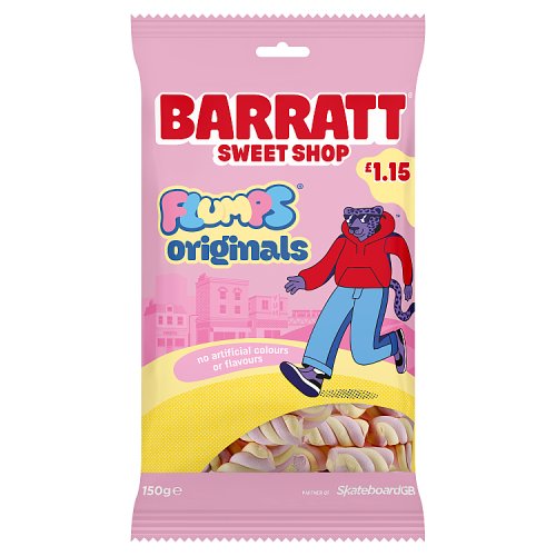 Barratt Mini Flumps PM £1.15 130g pack shot