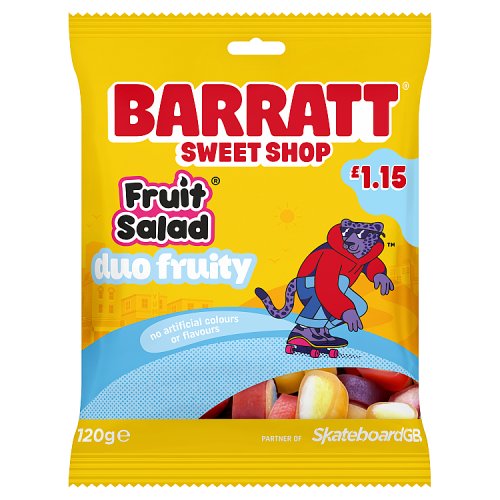 Barratt Salad Duo Fruity PM £1.15 120g pack shot