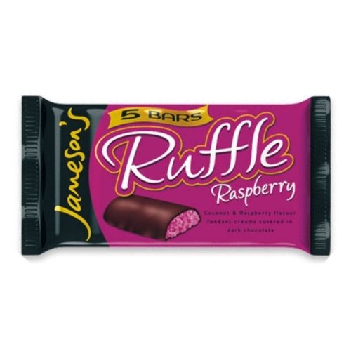 Jamesons Raspberry Ruffle Multipack (Brown Box) 130g pack shot