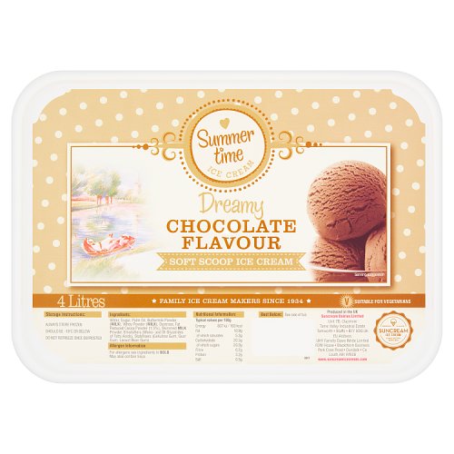 Summer Time Chocolate Soft Scoop 4Ltr pack shot