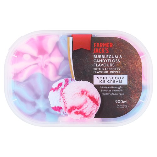 Farmer Jacks Bubblegum & Candyfloss PM £2.50 900ml pack shot