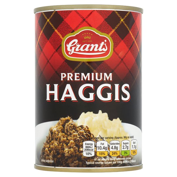 Grants Haggis 392g pack shot