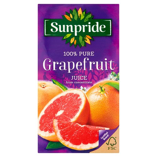 Sunpride Grapefruit Juice 1Ltr pack shot