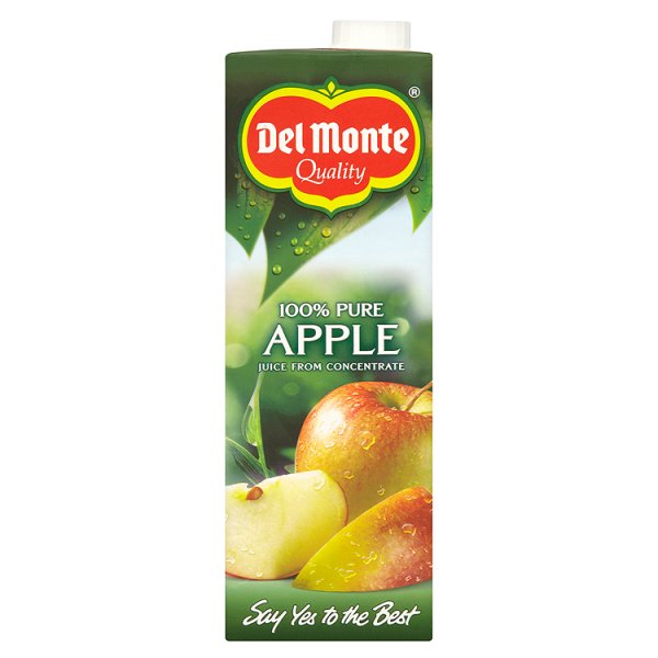 Del Monte Apple Juice 1Ltr pack shot