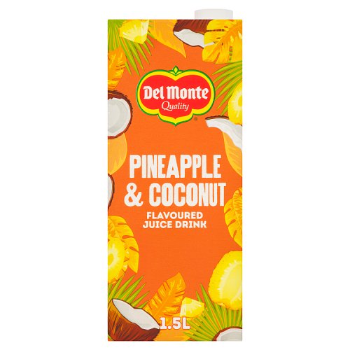 Del Monte Pineapple & Coconut 1.5Ltr pack shot