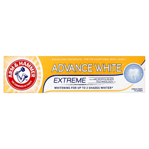 Arm & Hammer Advanced Whitening 75ml pack shot